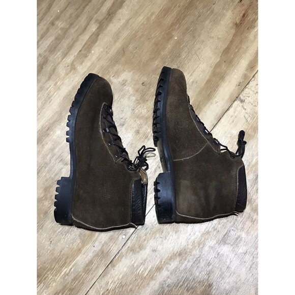 Dexter Vintage Hiking Boots Made In USA  Brown Lace Soles Adult 8.5 - Picture 7 of 9